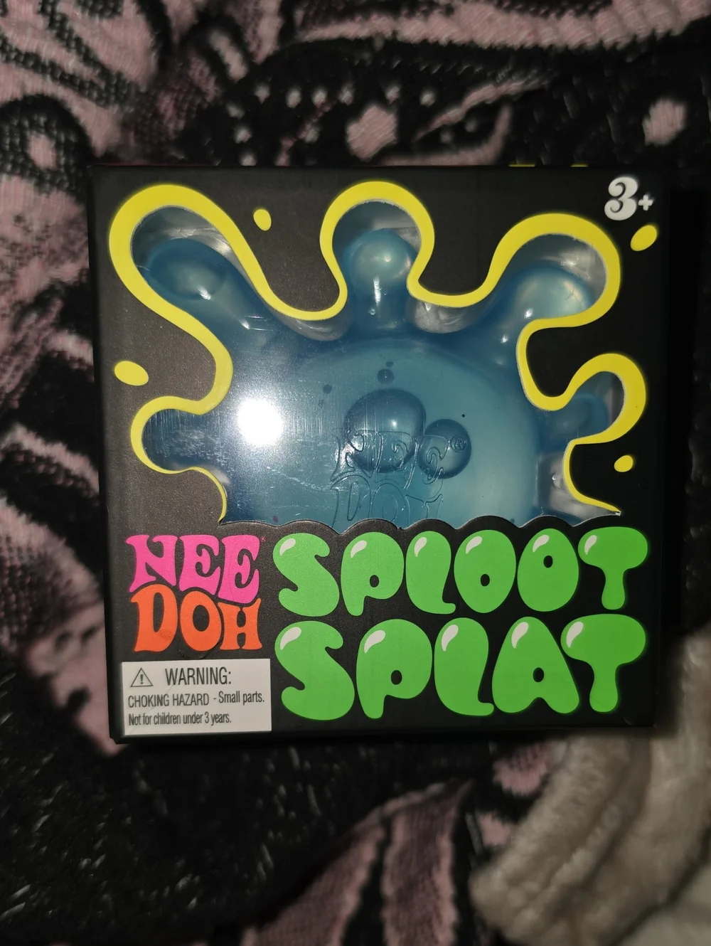 Nee Doh Splooot Splat Blue Stress Toy